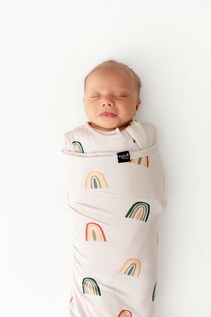 Kyte Baby Sleep Bag Swaddler in Retro Rainbow 1.0