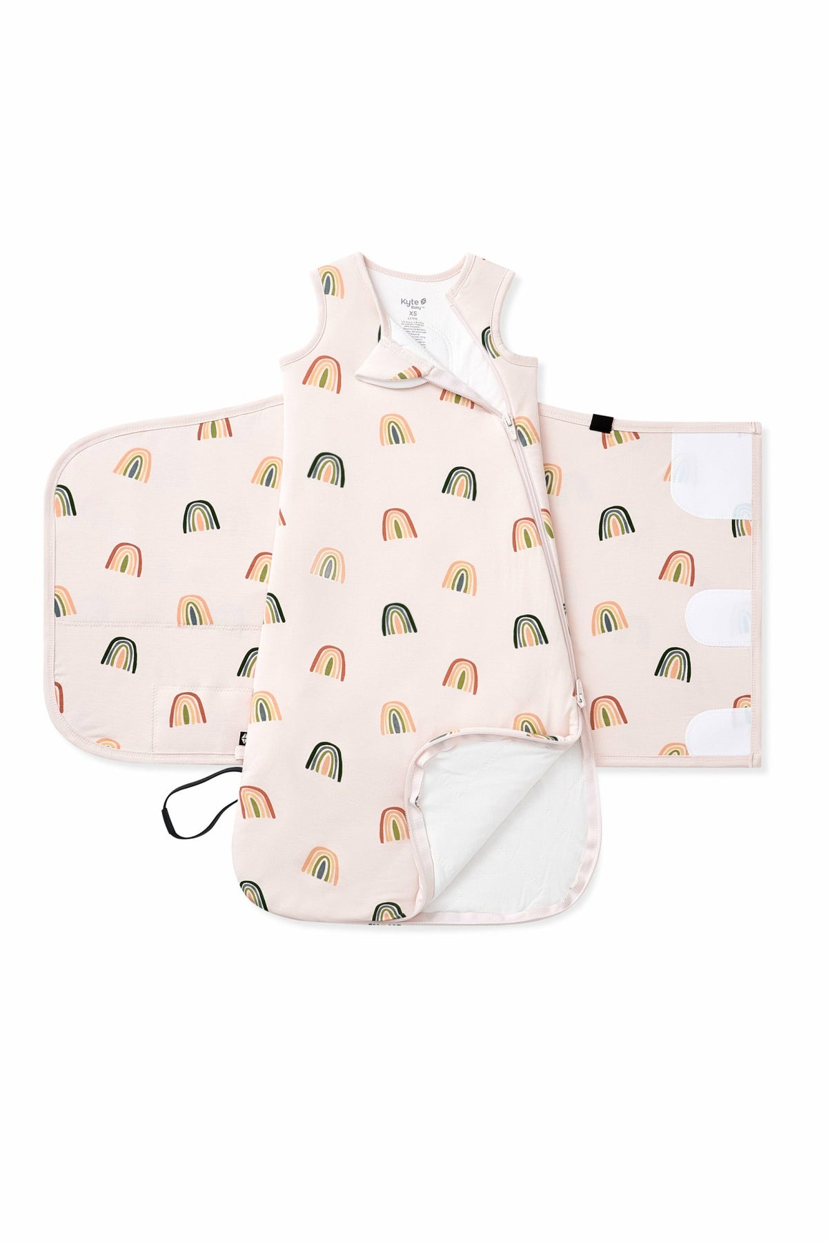 Kyte Baby Sleep Bag Swaddler in Retro Rainbow 1.0