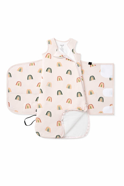 Kyte Baby Sleep Bag Swaddler in Retro Rainbow 1.0