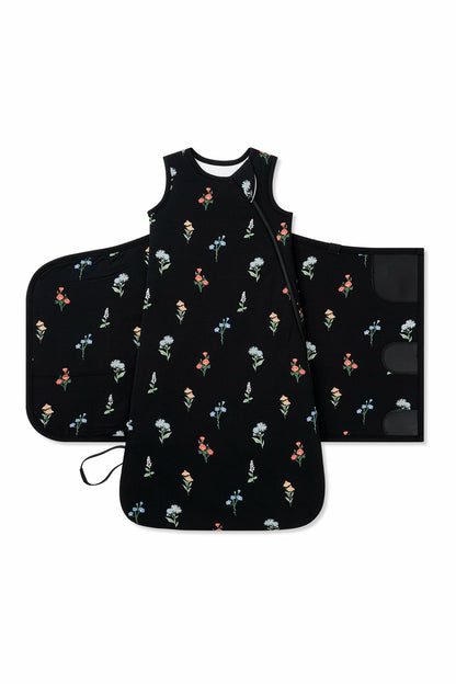 Kyte Baby Sleep Bag Swaddler in Midnight Wildflower 1.0
