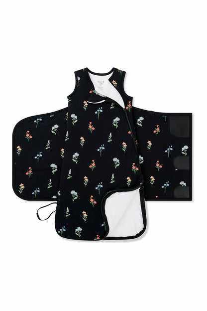 Kyte Baby Sleep Bag Swaddler in Midnight Wildflower 1.0