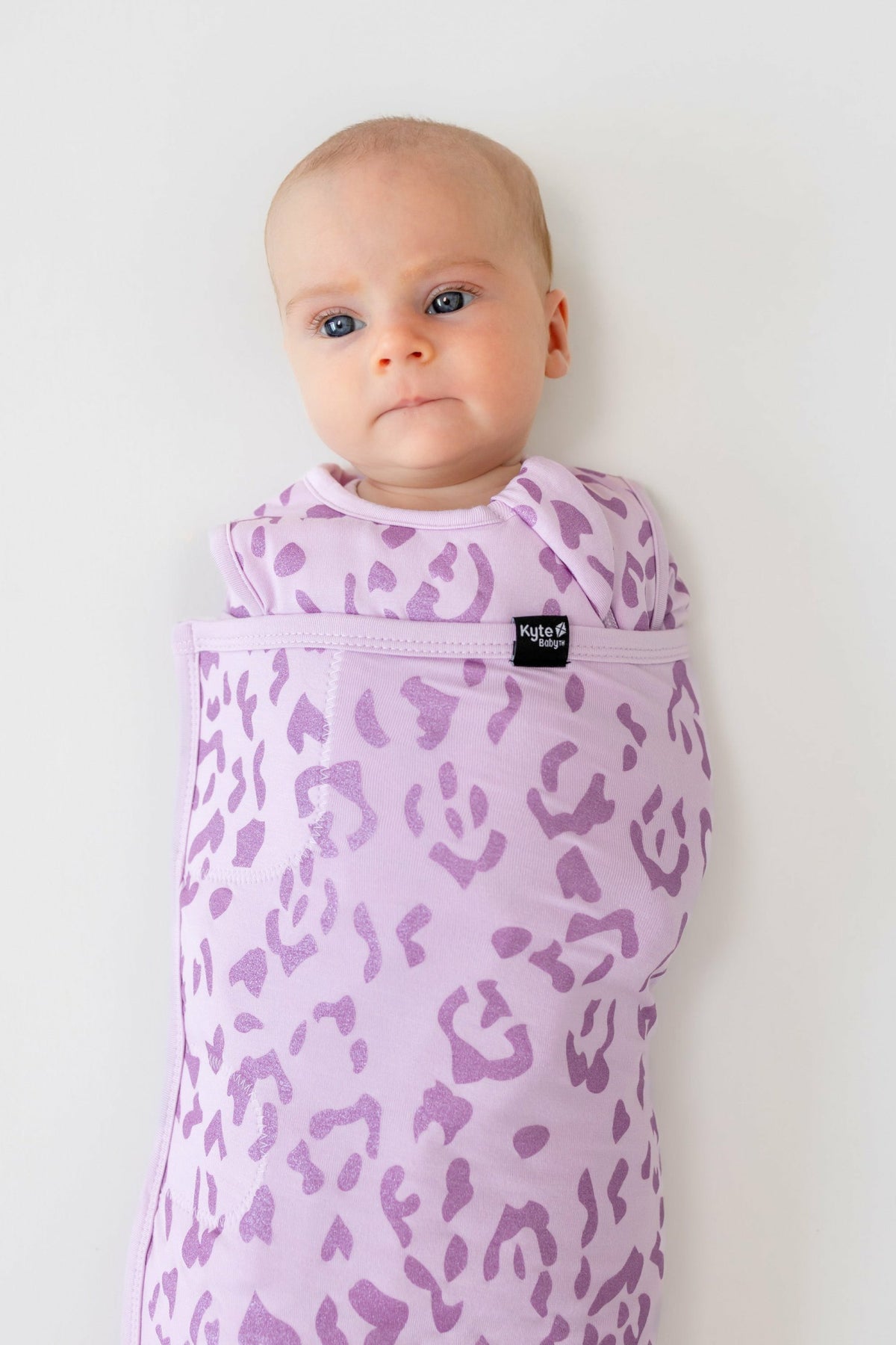 Kyte Baby Sleep Bag Swaddler in Thistle Leopard 1.0