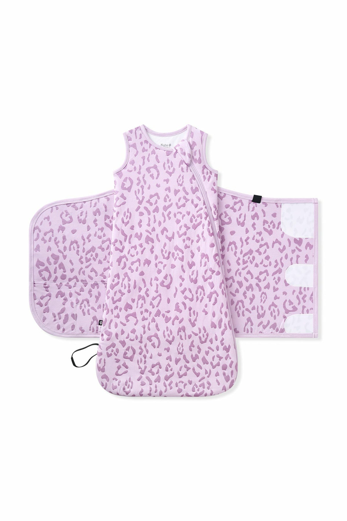 Kyte Baby Sleep Bag Swaddler in Thistle Leopard 1.0
