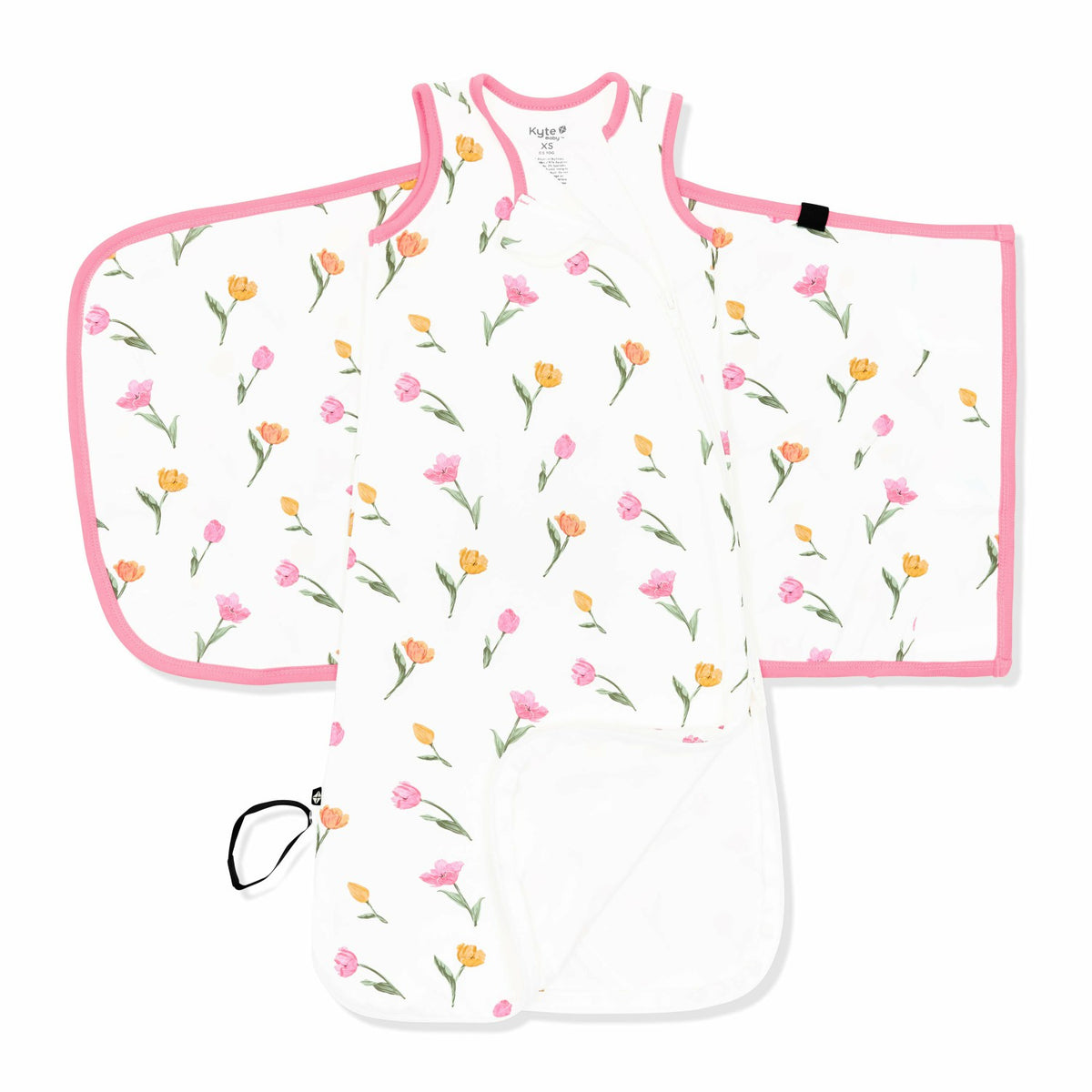 Kyte Baby Sleep Bag Swaddler in Tulip 0.5