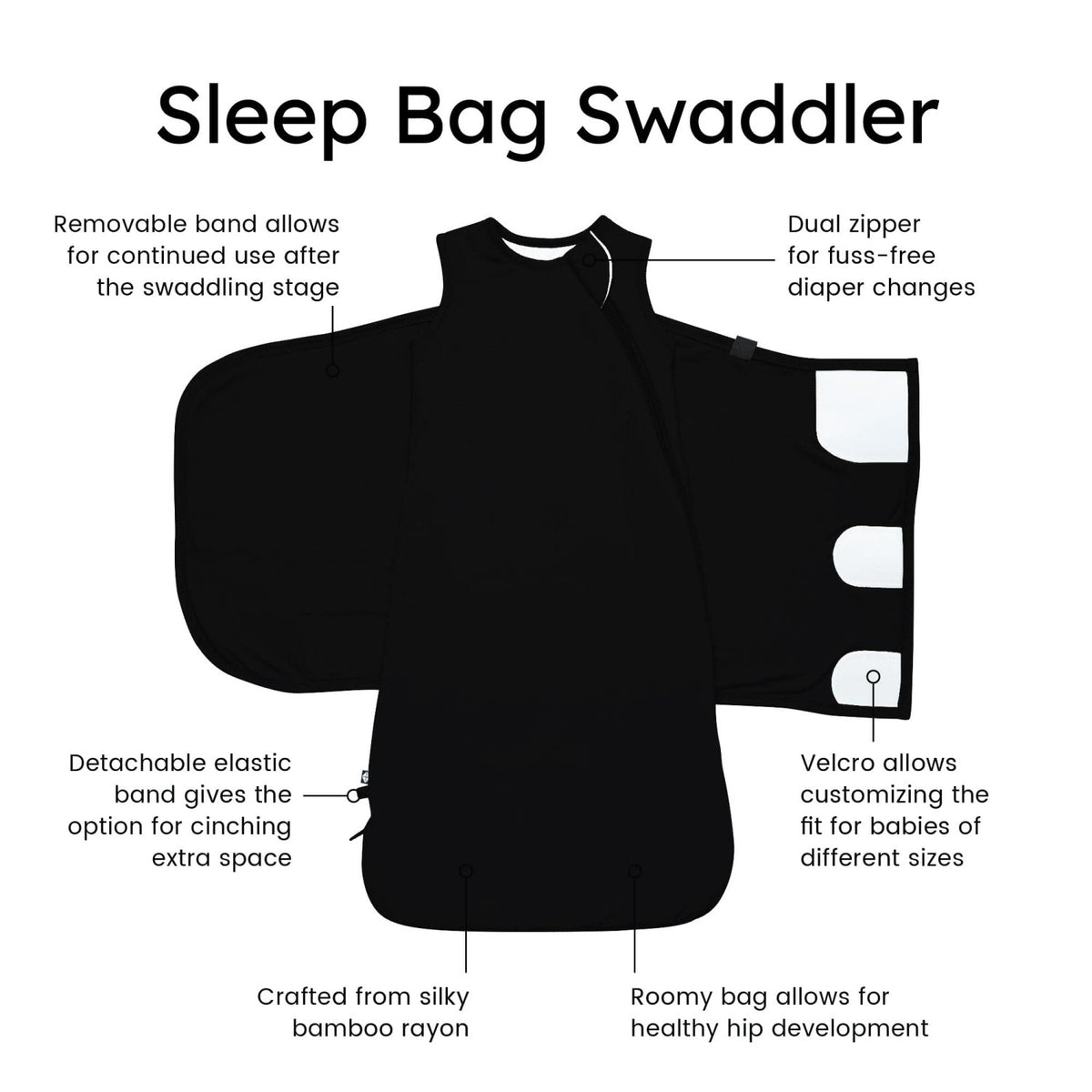 Kyte Baby Sleep Bag Swaddler in Midnight