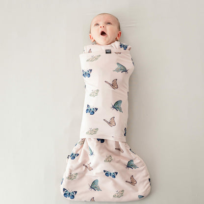 Kyte Baby Sleep Bag Swaddler in Blush Butterfly 1.0