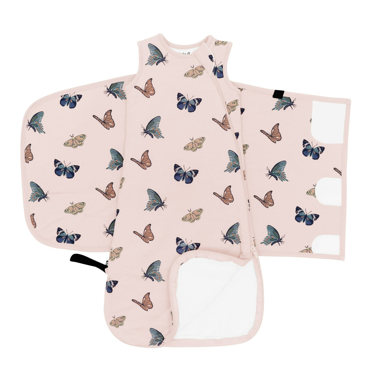 Kyte Baby Sleep Bag Swaddler in Blush Butterfly 1.0