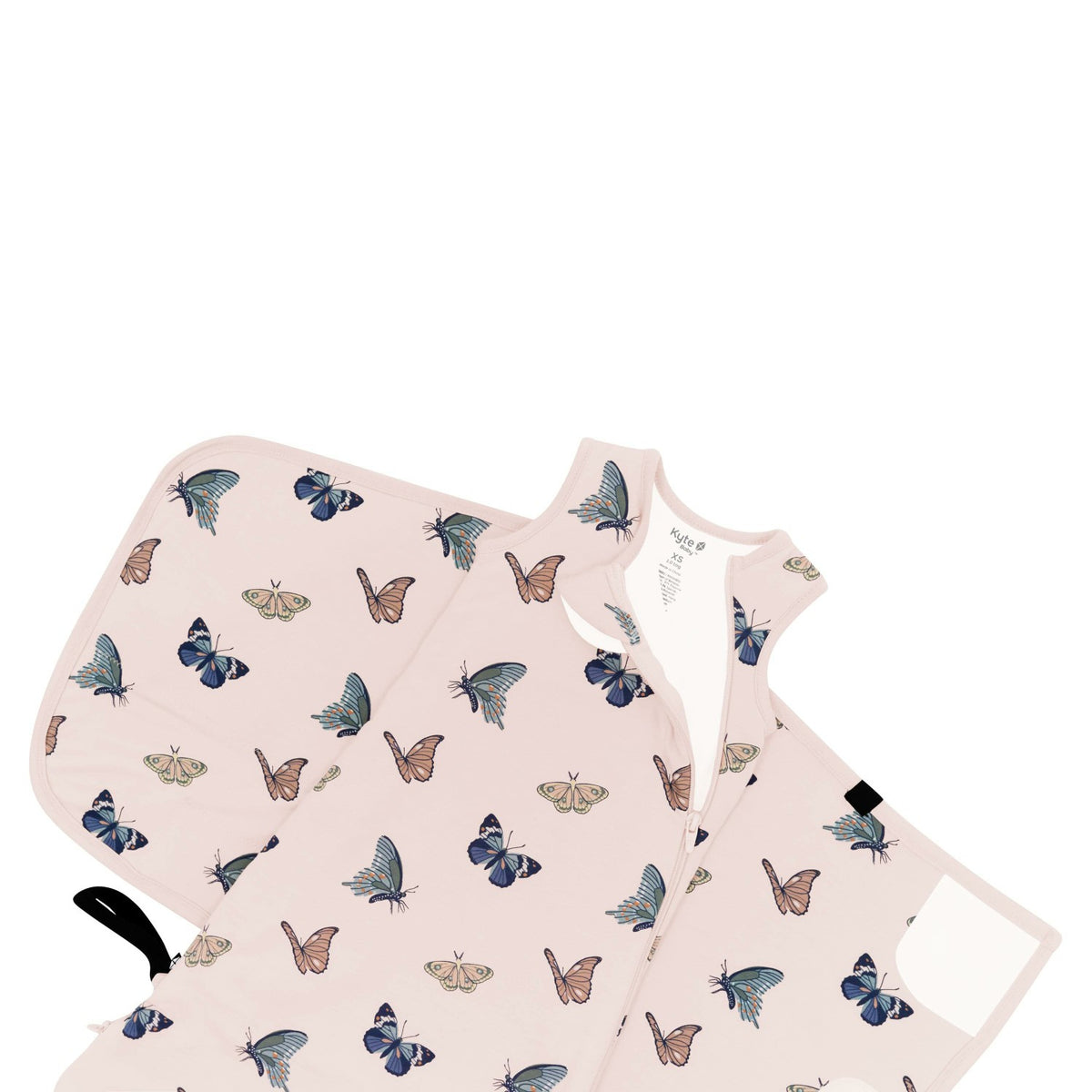 Kyte Baby Sleep Bag Swaddler in Blush Butterfly 1.0