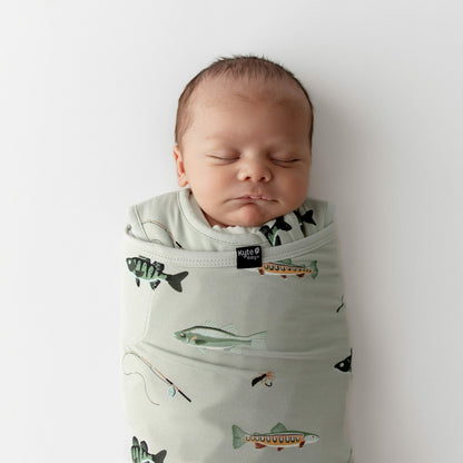 Kyte Baby Sleep Bag Swaddler in Fishing 1.0