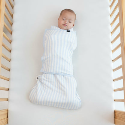 Kyte Baby Sleep Bag Swaddler in Small Mist Stripe 1.0