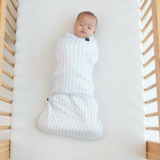Kyte Baby Sleep Bag Swaddler in Small Mist Stripe 1.0