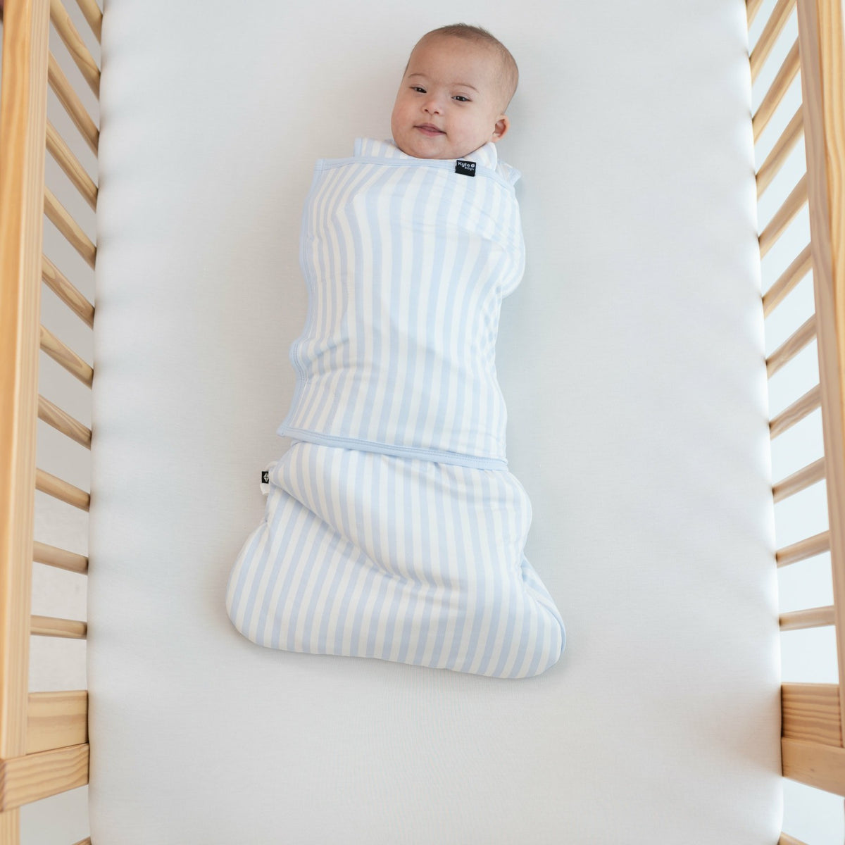 Kyte Baby Sleep Bag Swaddler in Small Mist Stripe 1.0