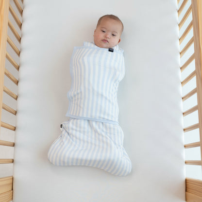 Kyte Baby Sleep Bag Swaddler in Small Mist Stripe 1.0