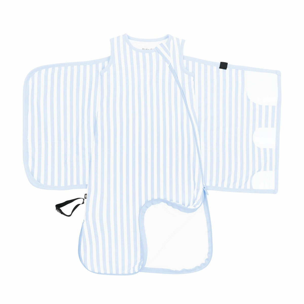 Kyte Baby Sleep Bag Swaddler in Small Mist Stripe 1.0