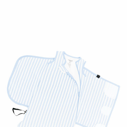 Kyte Baby Sleep Bag Swaddler in Small Mist Stripe 1.0