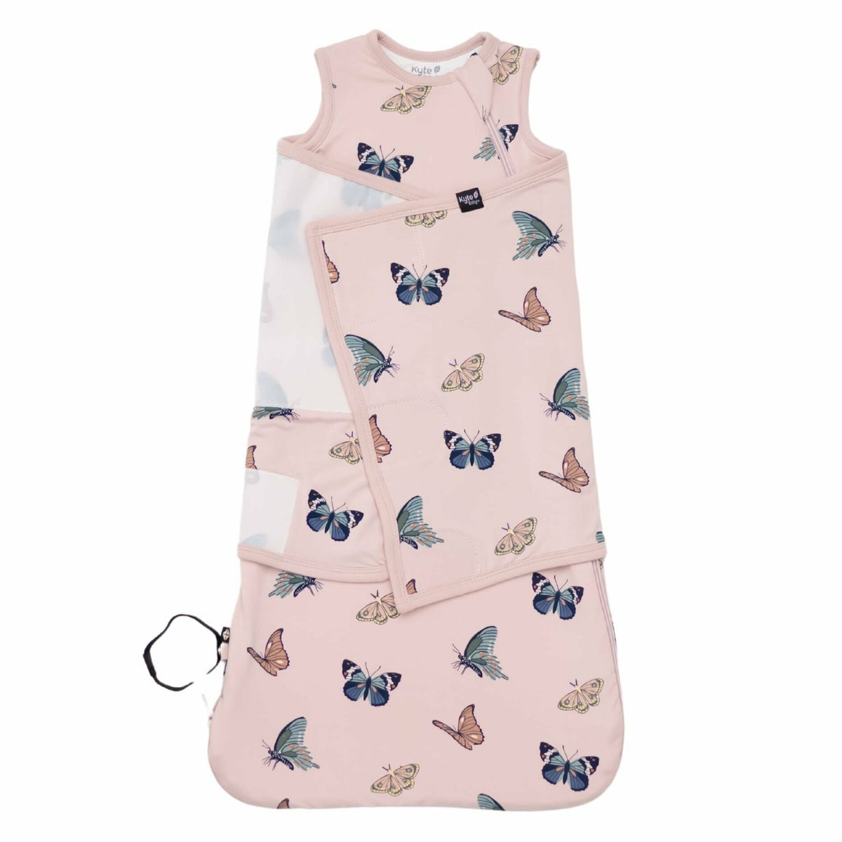 Kyte Baby Sleep Bag Swaddler in Blush Butterfly 0.5