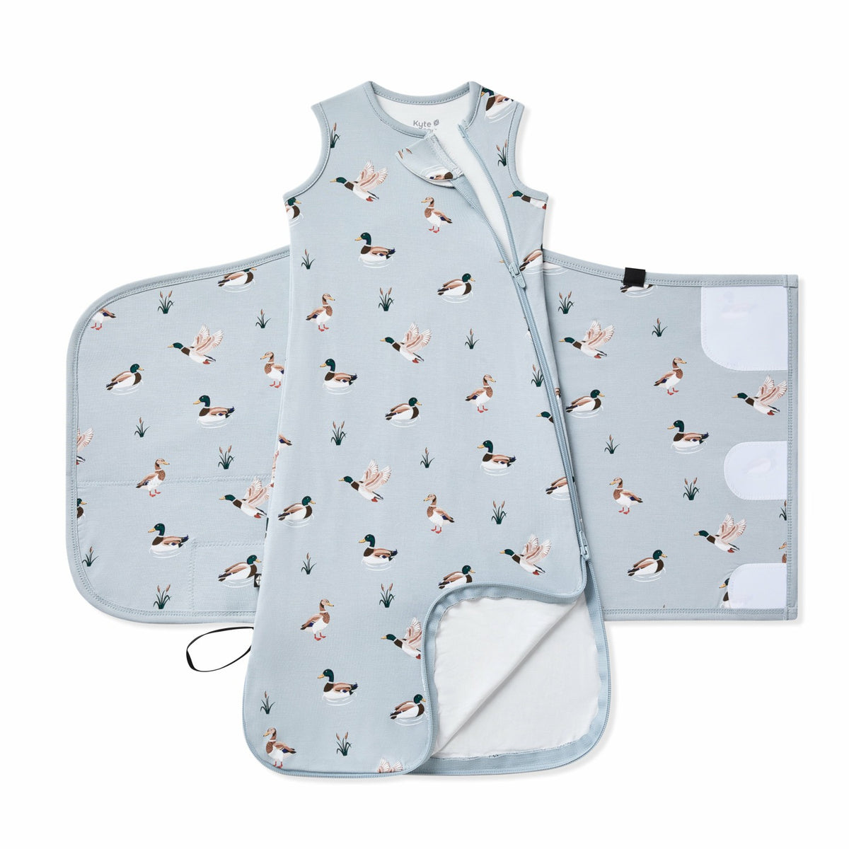 Kyte Baby Sleep Bag Swaddler in Mallard Duck 0.5