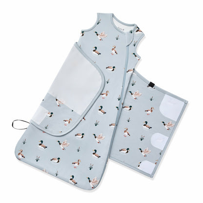 Kyte Baby Sleep Bag Swaddler in Mallard Duck 0.5