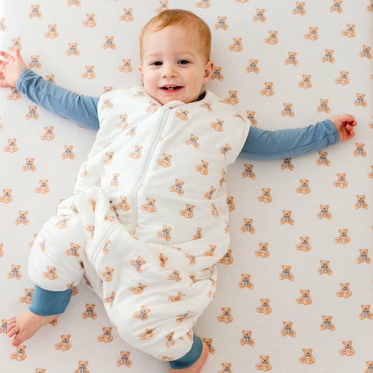 Kyte Baby Bamboo Sleep Sack with Legs in Teddy Bear 1.0 TOG
