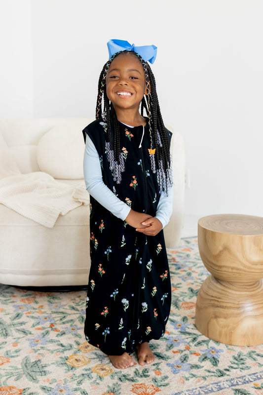 Kyte Baby Sleep Bag Walker in Midnight Wildflower 1.0