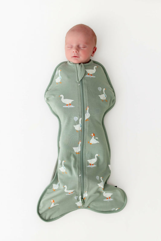 Kyte Baby Goose Print Swaddle Bag