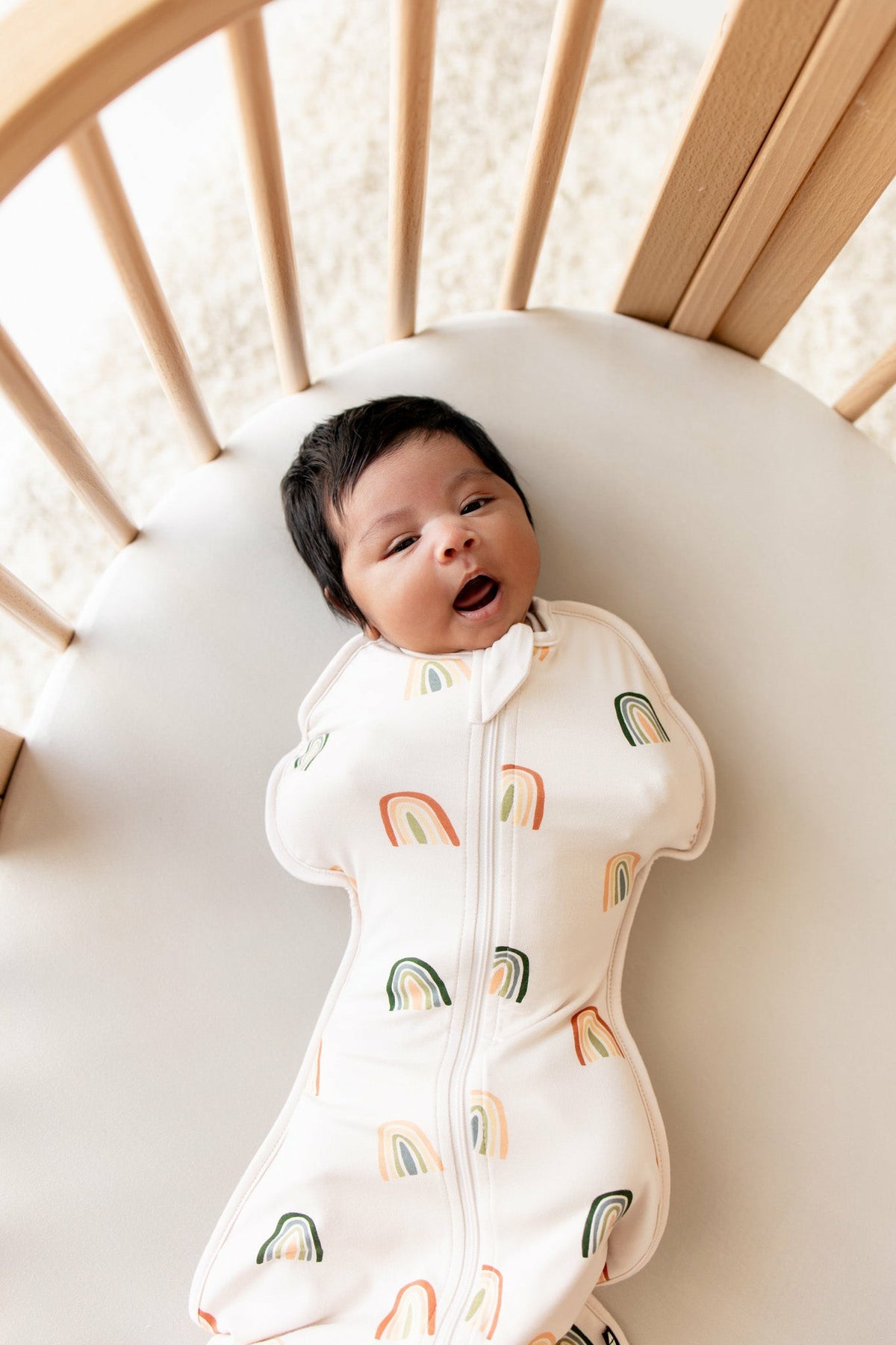 Kyte Baby Swaddle Bag in Retro Rainbow 0.5