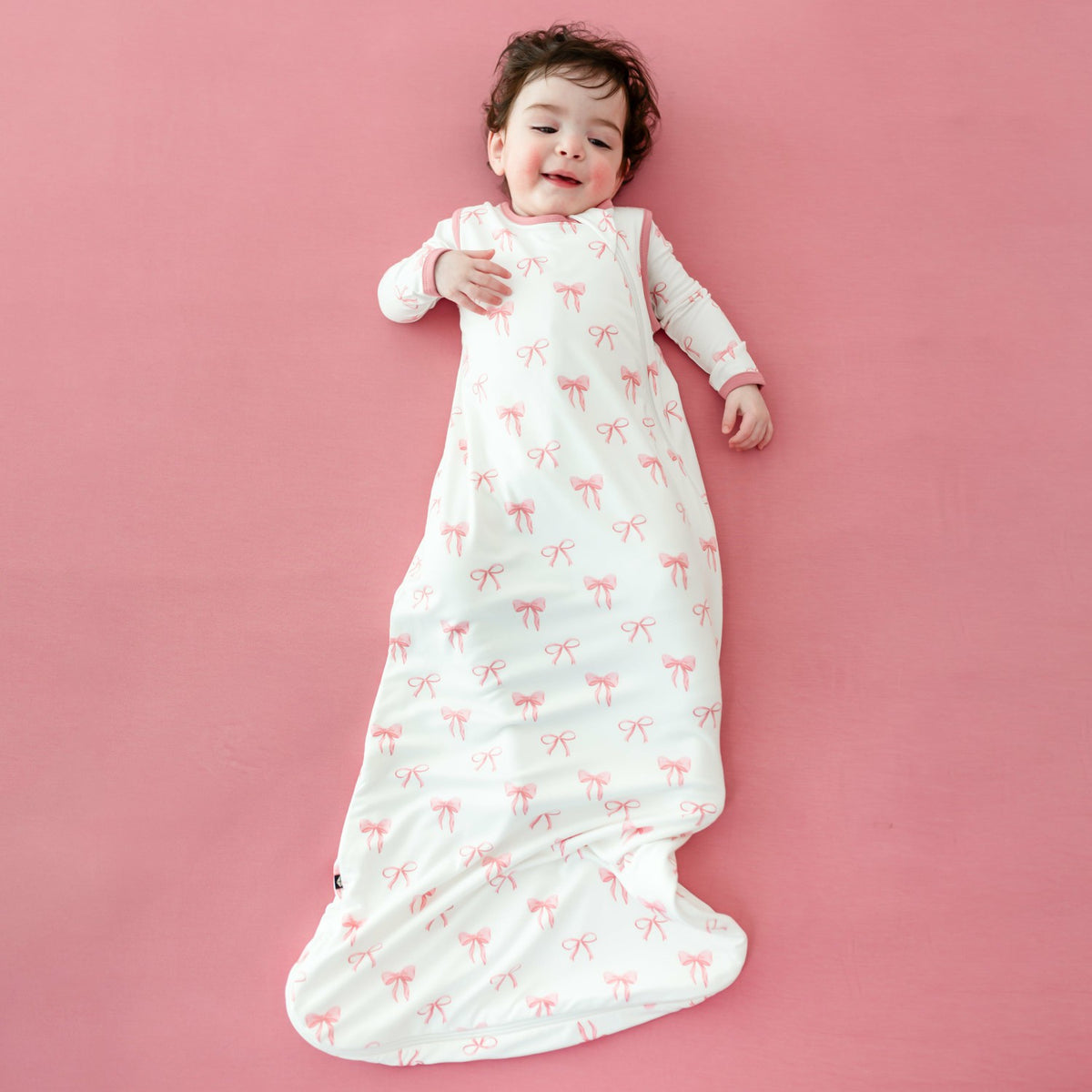 Kyte Baby Bamboo Sleep Bag in Bow 0.5 TOG