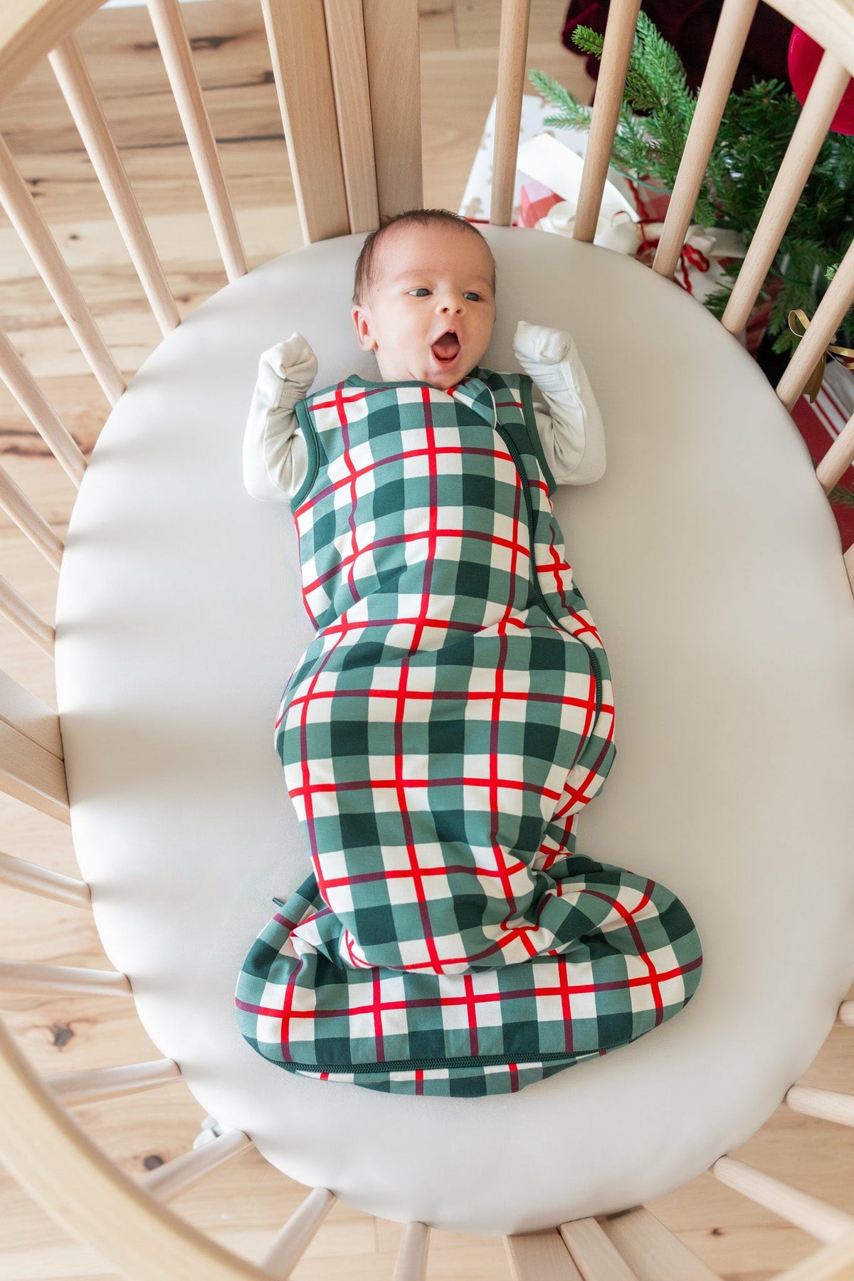 Kyte Baby Sleep Bag in Holiday Plaid 1.0