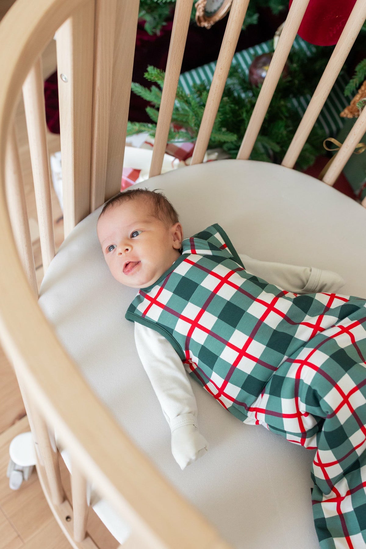 Kyte Baby Sleep Bag in Holiday Plaid 1.0