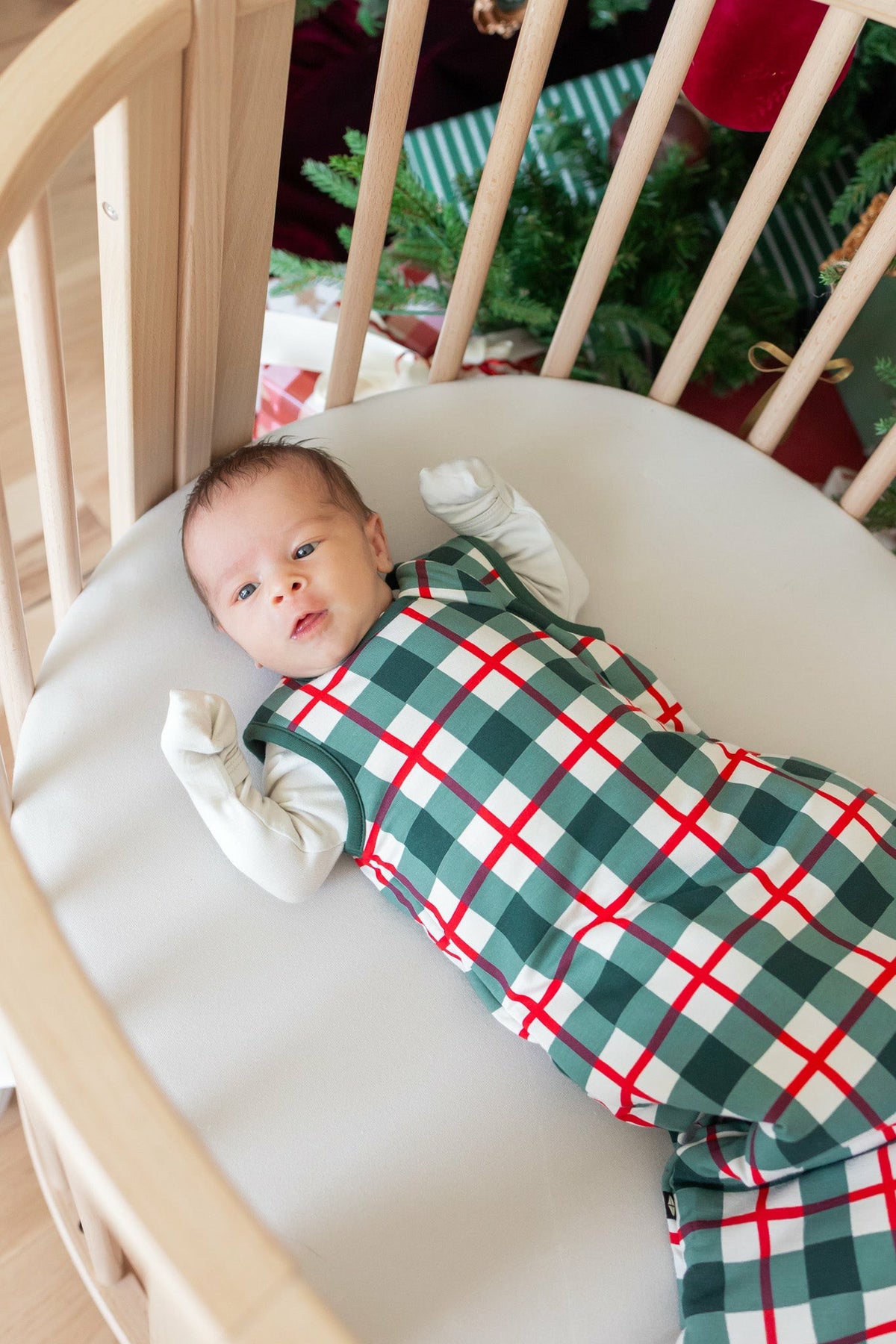Kyte Baby Sleep Bag in Holiday Plaid 1.0