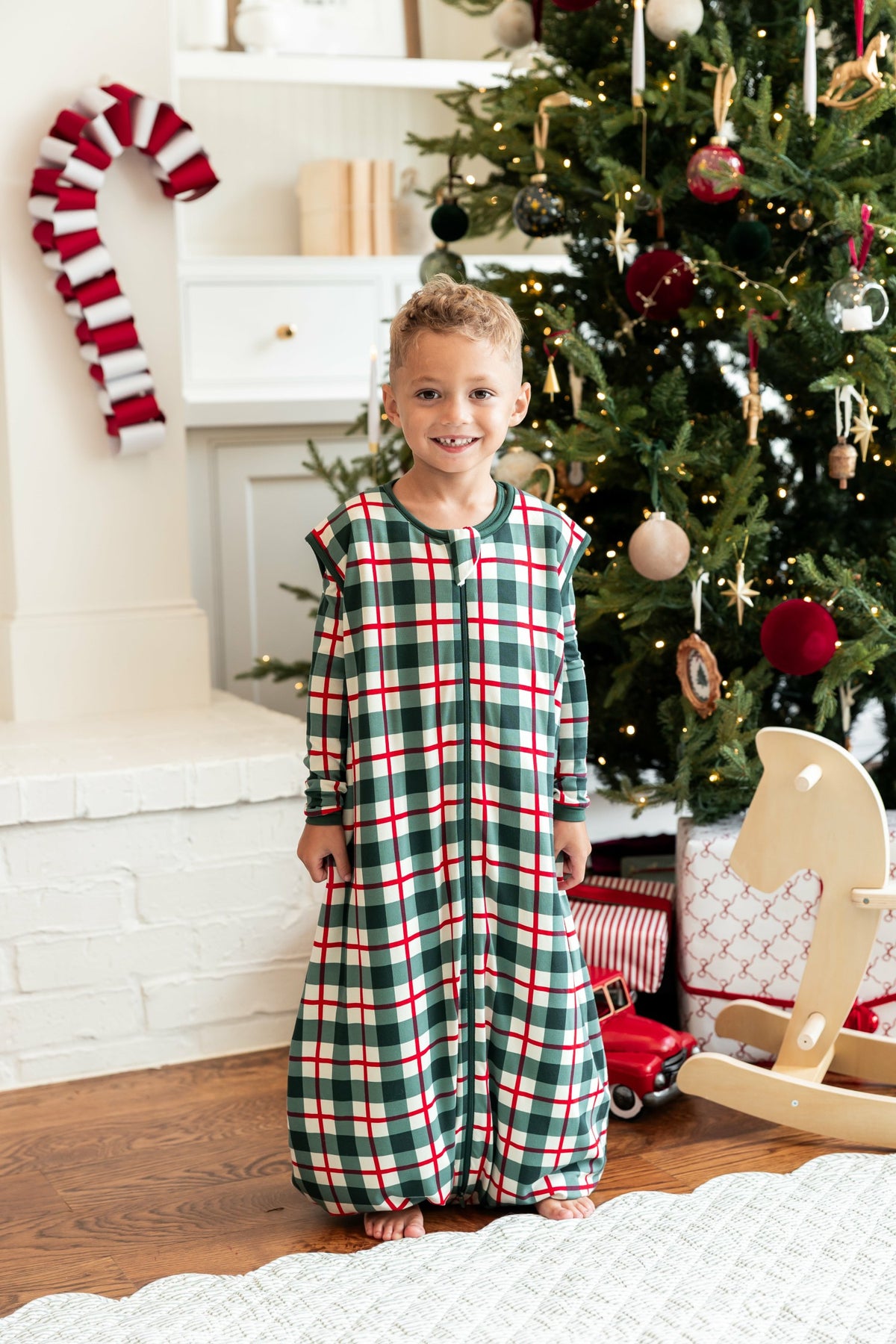 Kyte Baby Sleep Bag Walker in Holiday Plaid 1.0