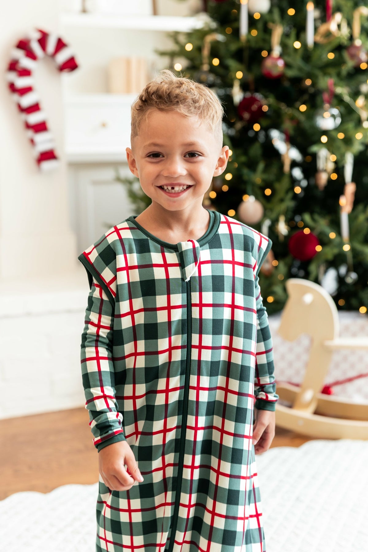 Kyte Baby Sleep Bag Walker in Holiday Plaid 1.0