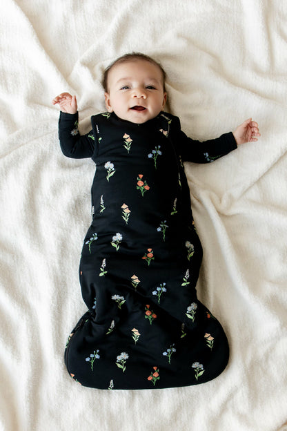 Kyte Baby Sleep Bag in Midnight Wildflower 1.0