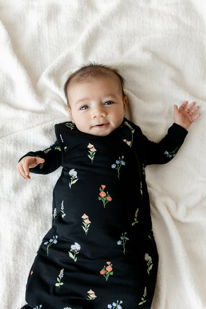 Kyte Baby Sleep Bag in Midnight Wildflower 1.0