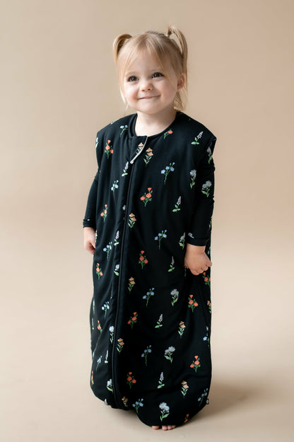 Kyte Baby Sleep Bag Walker in Midnight Wildflower 2.5