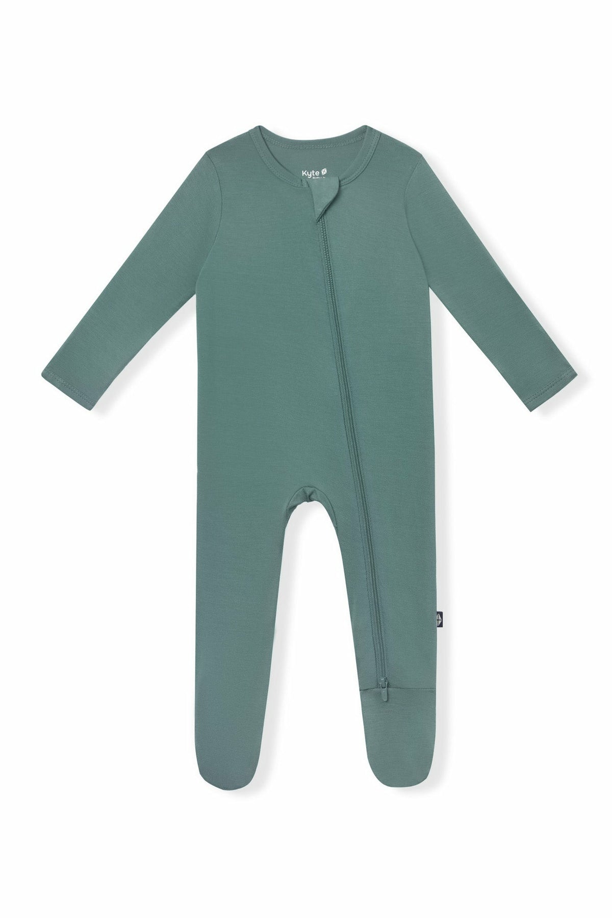 Kyte Baby Zippered Footie in Pine