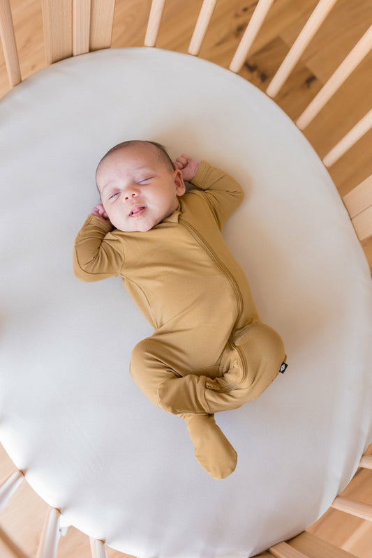 Kyte Baby Zippered Footie in Ochre