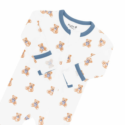 Kyte Baby Teddy Bear Zippered Footie Pajama