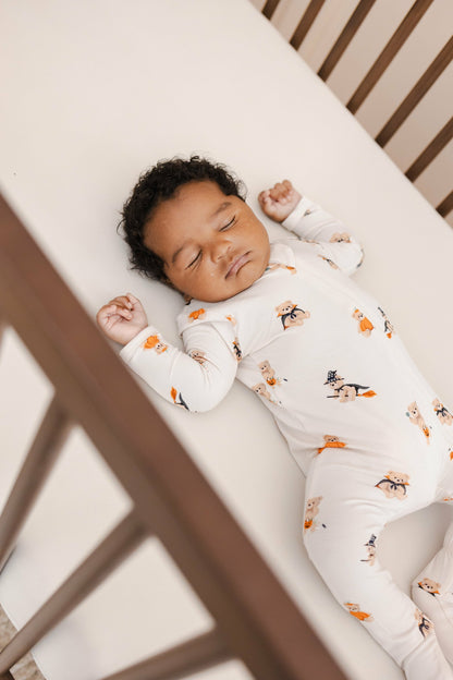 Kyte Baby Zippered Footie in Halloween Teddy