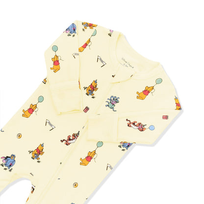 Kyte Baby Zippered Footie in Winnie the Pooh Celebration