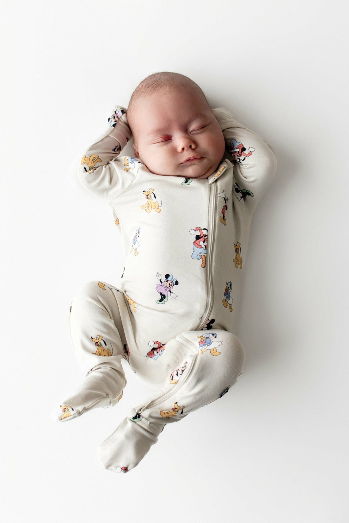 Kyte Baby Zippered Footie in Mickey Mouse and Friends