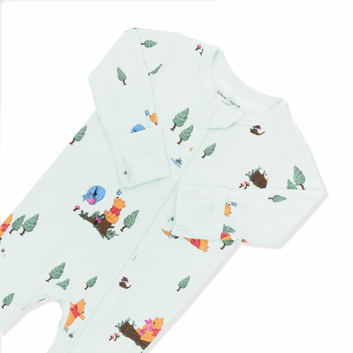Kyte Baby Zippered Footie in Winnie the Pooh Hundred Acre Wood