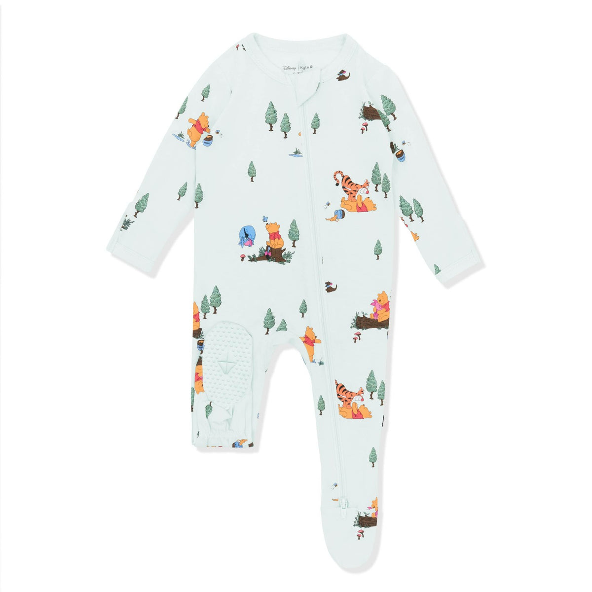 Kyte Baby Zippered Footie in Winnie the Pooh Hundred Acre Wood