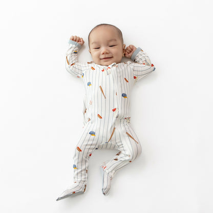 Kyte Baby Zippered Footie in Home Run