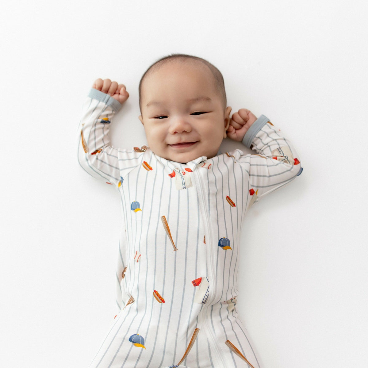 Kyte Baby Zippered Footie in Home Run