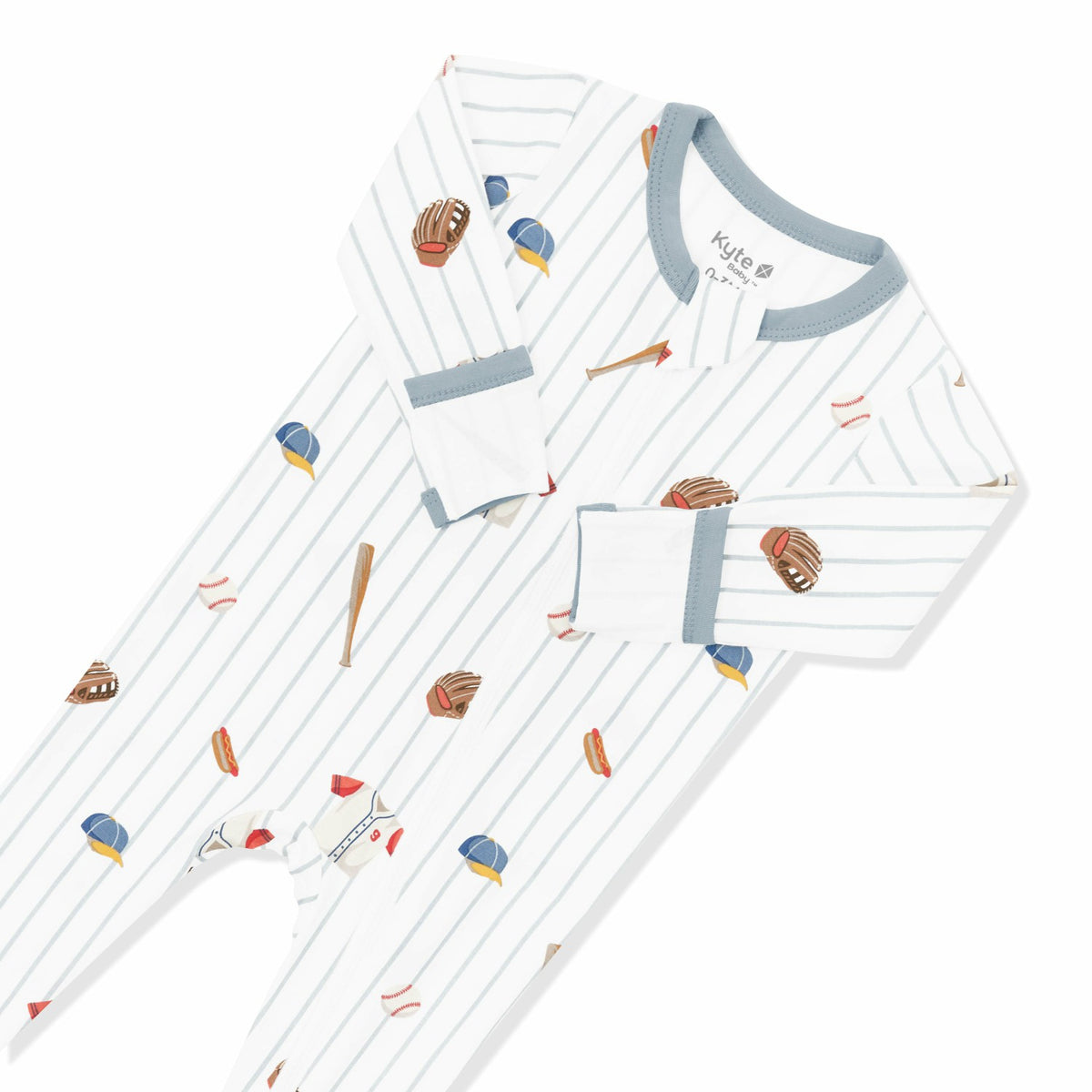 Kyte Baby Zippered Footie in Home Run