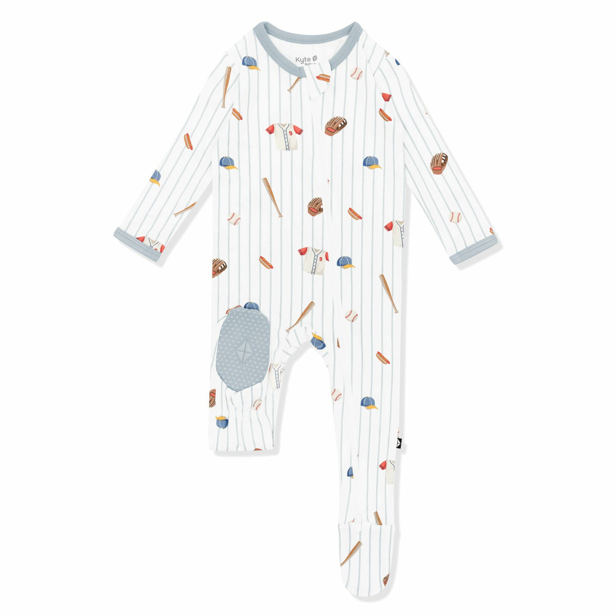Kyte Baby Zippered Footie in Home Run