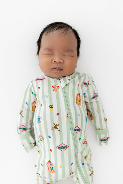 Kyte Baby Zippered Footie in Honeydukes