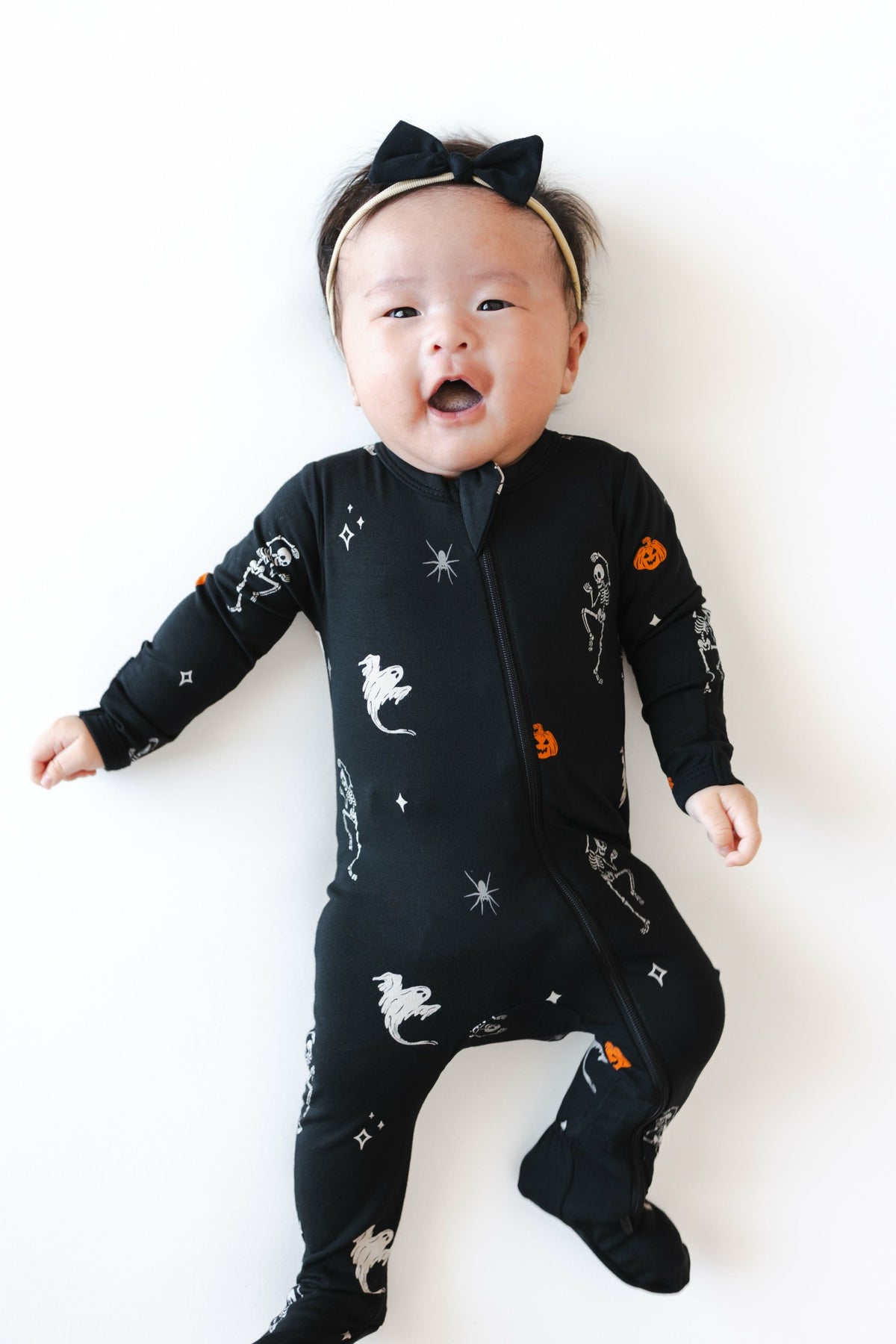 Kyte Baby Zippered Footie in Halloween Friends