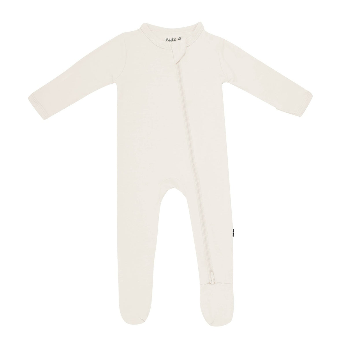 Kyte Baby Zippered Footie in Oat
